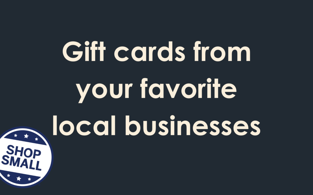 Gift Cards Available for the Holidays!